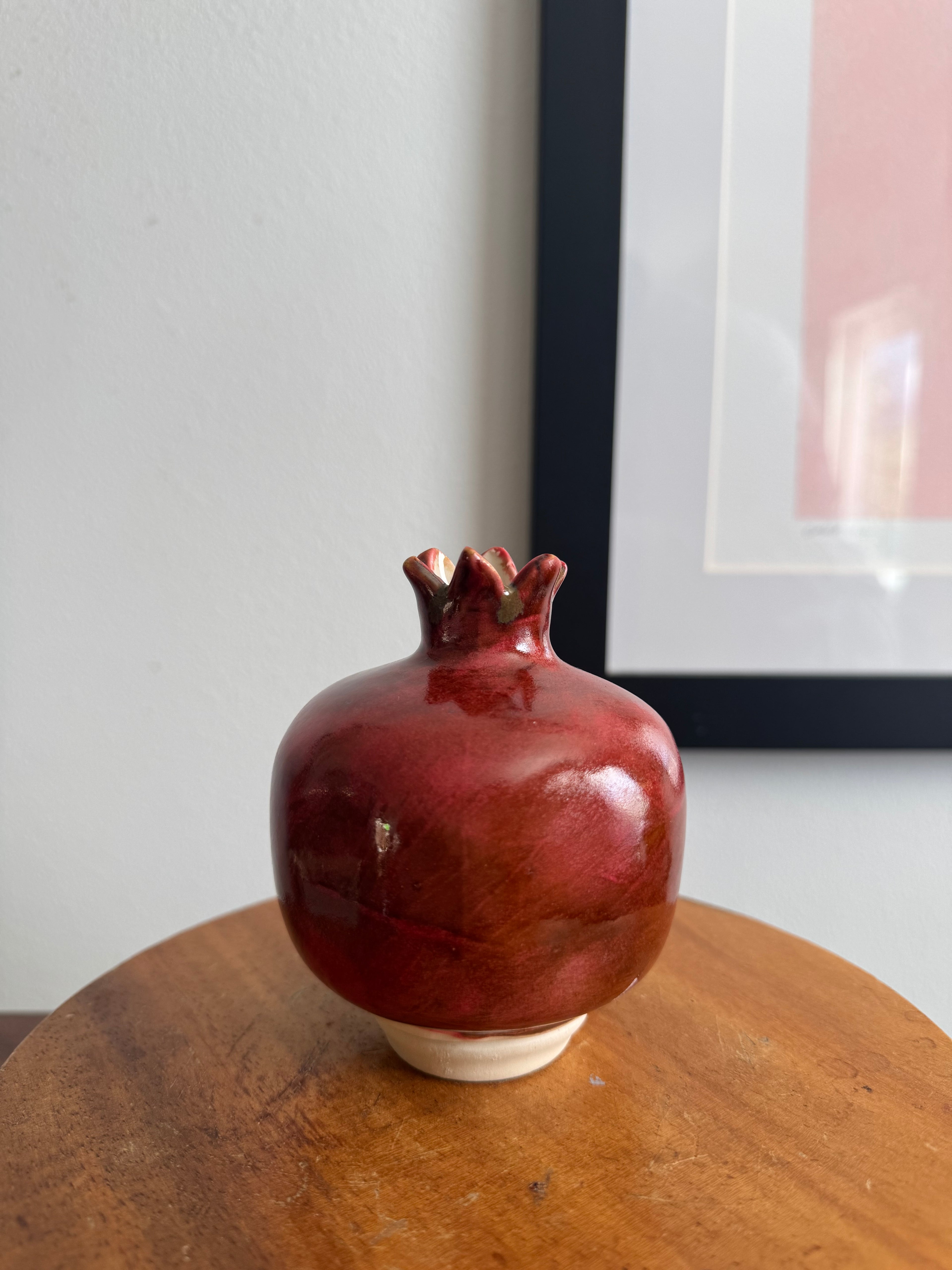 ceramic pomegranate  incense holder, incense cone holder